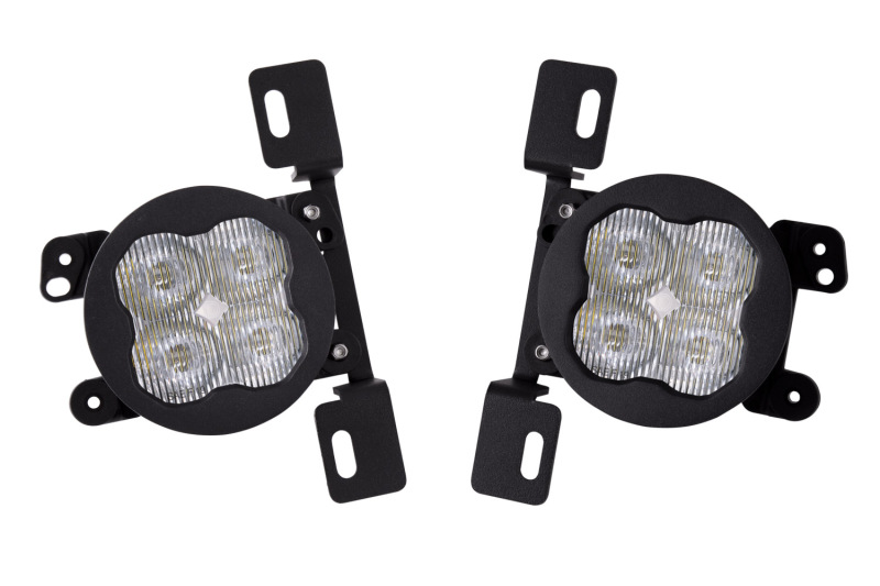 Jeep Wrangler JK Fog Lights - Diode Dynamics - SS3 LED Kit - Selectable 6000K white and 3000K yellow - `07-`26